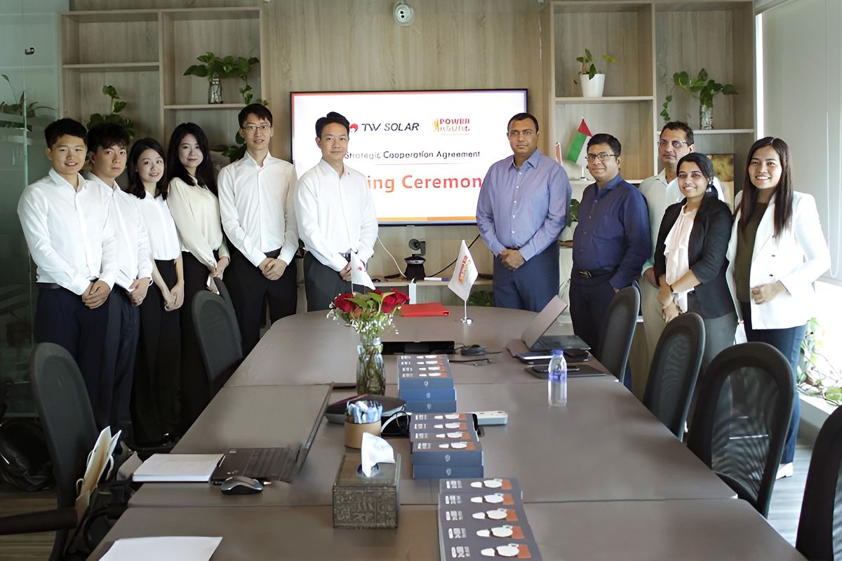 Cooperation signing with TW Solar